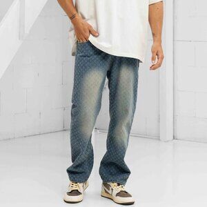 Trono - Stellato Distressed Denim Jeans - Blue